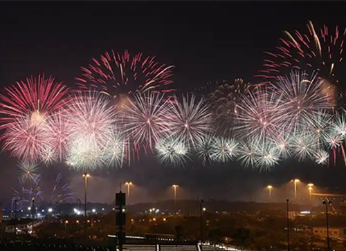 花垣县焰火晚会